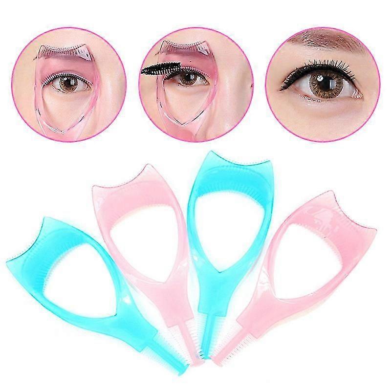 3 In 1 Wimper Gereedschap Make-up Mascara Shield Guard Curler Applicat 1pc