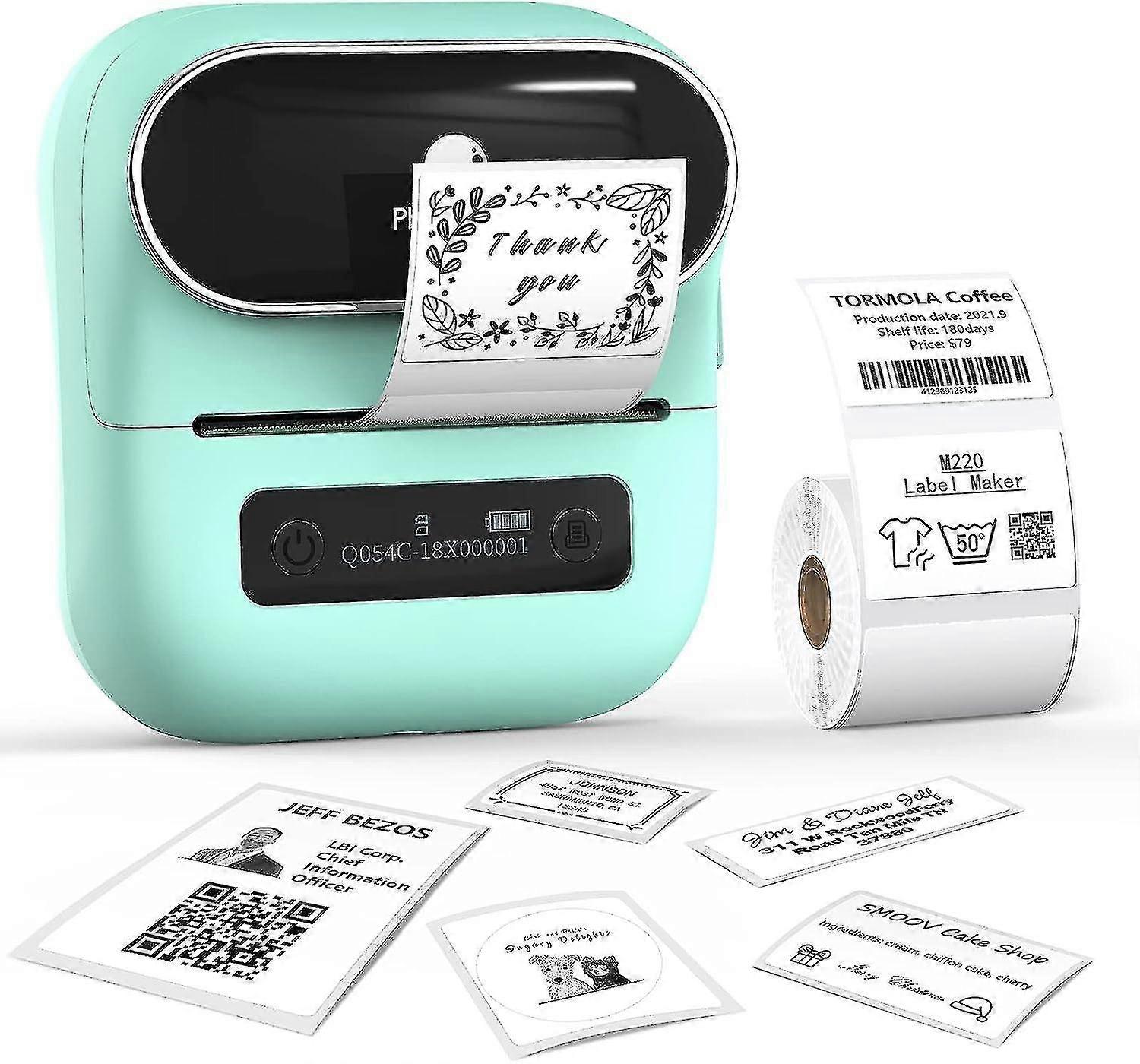 Label Maker, New Flagship 3.14 Inch Bluetooth Thermal Label Printer for Barcode, Address, Labeling,