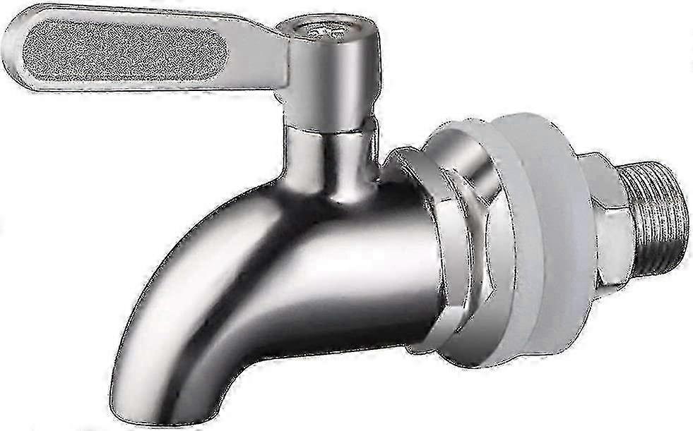 Robinet de distributeur de boissons Robinet de remplacement en acier inoxydable Robinet rotatif de jus Robinet de distributeur d’eau de bière S’il vous plaît reportez-vous au manuel d’instructions pour l’utilisation-