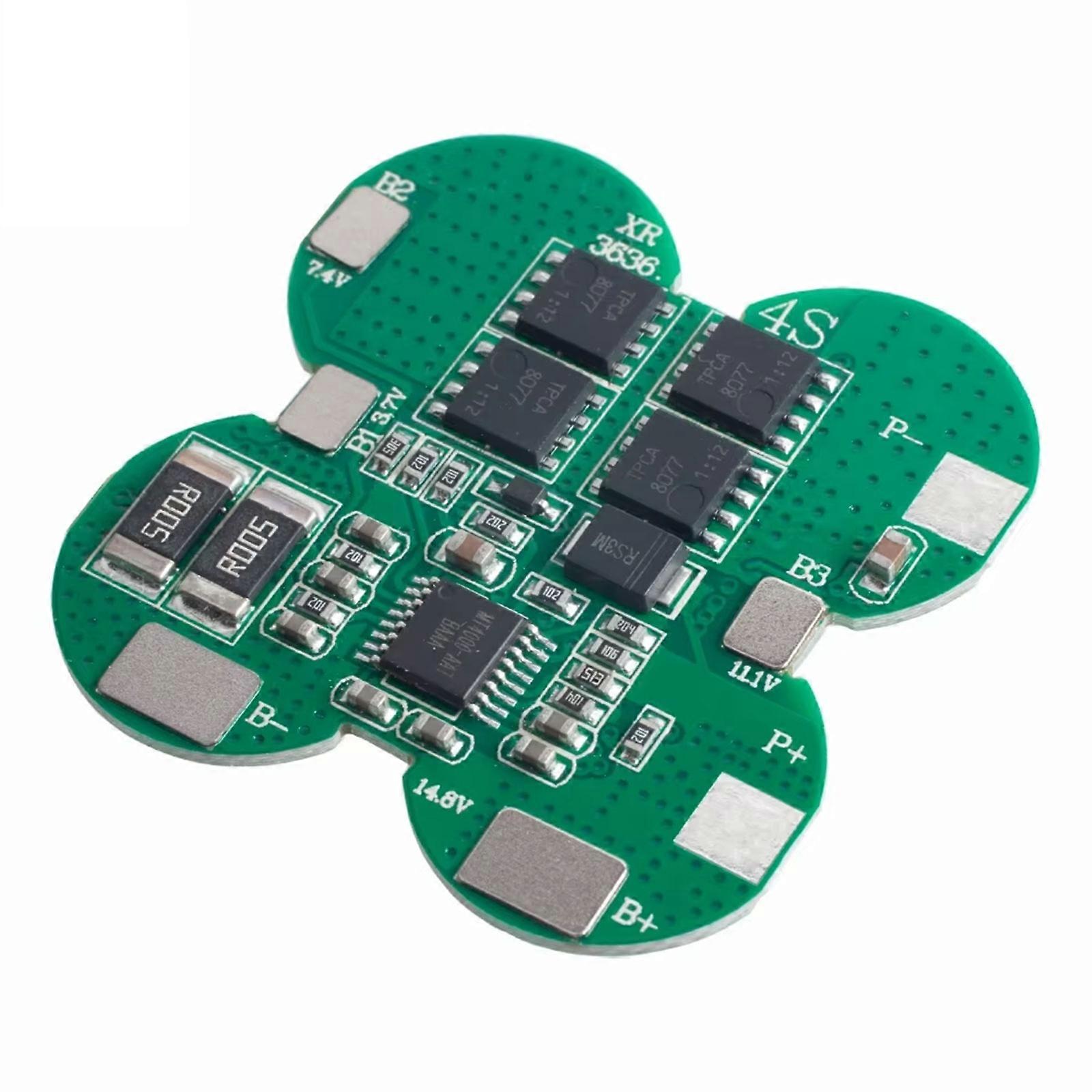 4 String 15A Lithiums Battery Protective Board Module 18650 Charger Protections Board PCB 14.8V Enhanceds Version