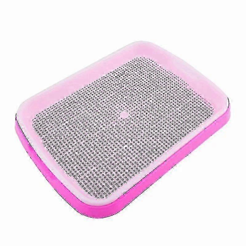 3 Hydroponic Wheat Planting Pots, Double-Layer Sprout Planting Tray (Pink)