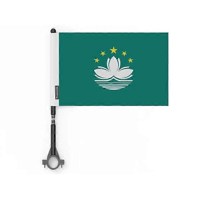Flag - Macau - 14 x 21 cm - 5 pieces - Polyester - Double-sided print