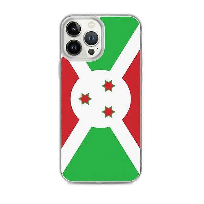 iPhone Case - iPhone 13 Pro Max - Burundi Flag - Flexible - Multicolor - Unique Design