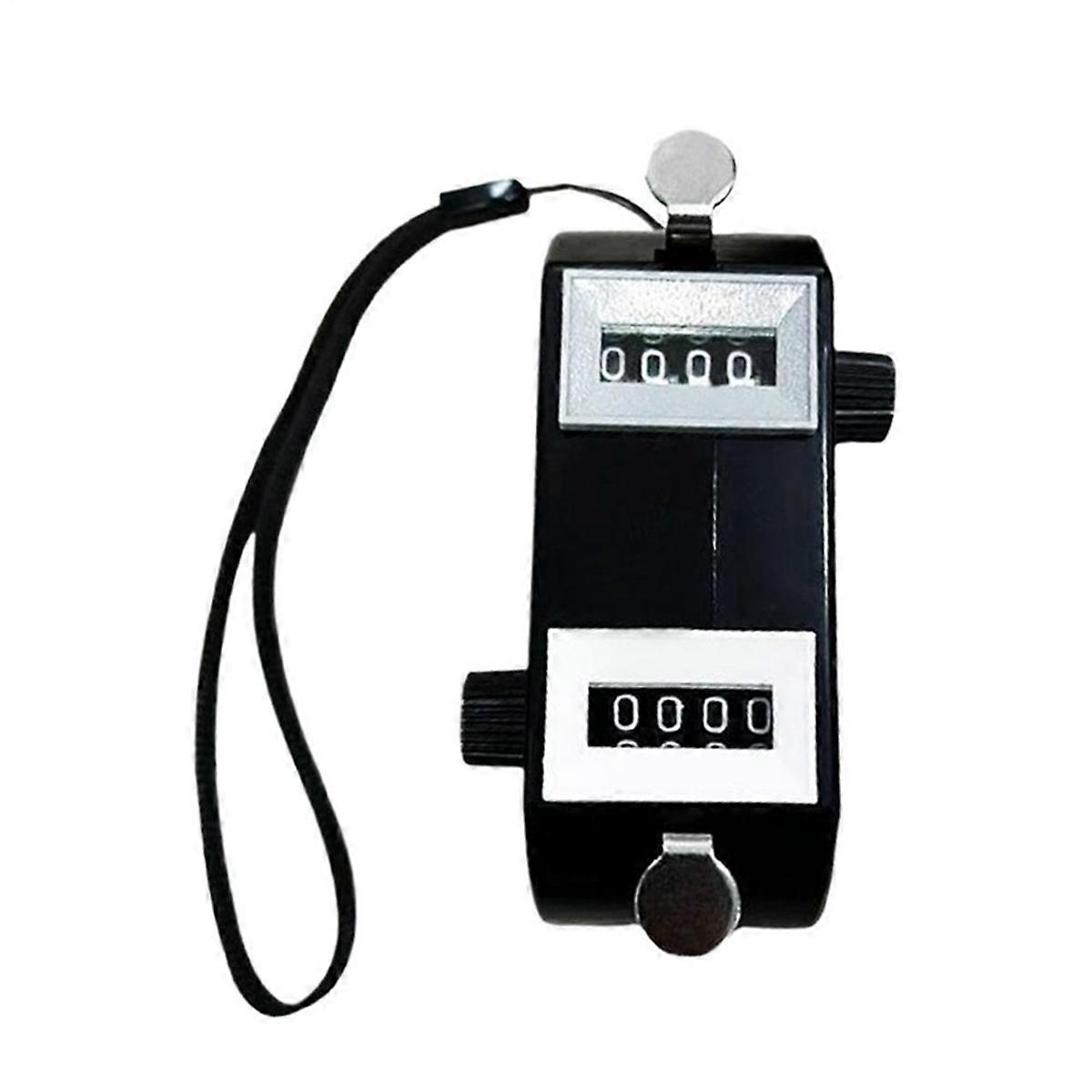 Golf Doppelkopfzähler Number Count Tally Counter Clicker mit vierstelligem Display Handheld Manual