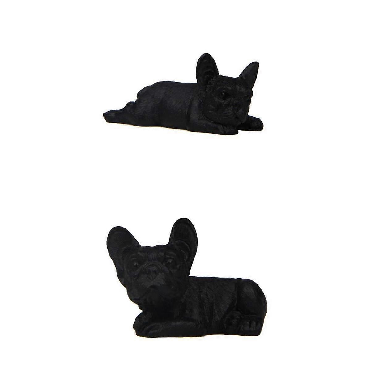 2pcs Small Animal Figure Toy Decor