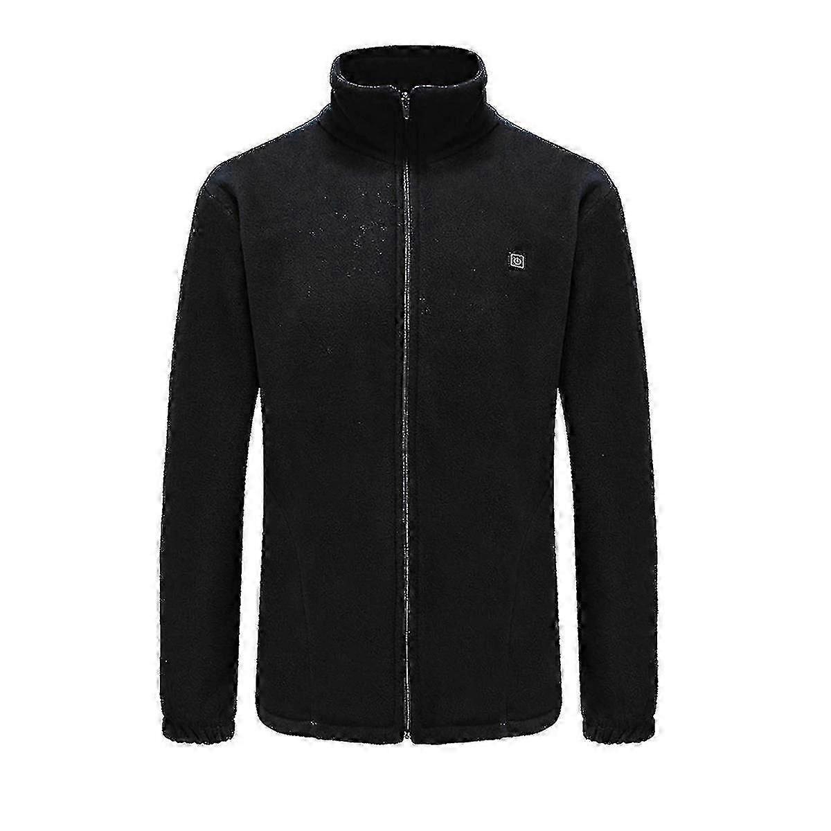 Men Usb Heated Fleece Jacket Winter Outdoor Camping Sportswear Heated Coat Graphene Heat Coat Heating Jackete - Ya