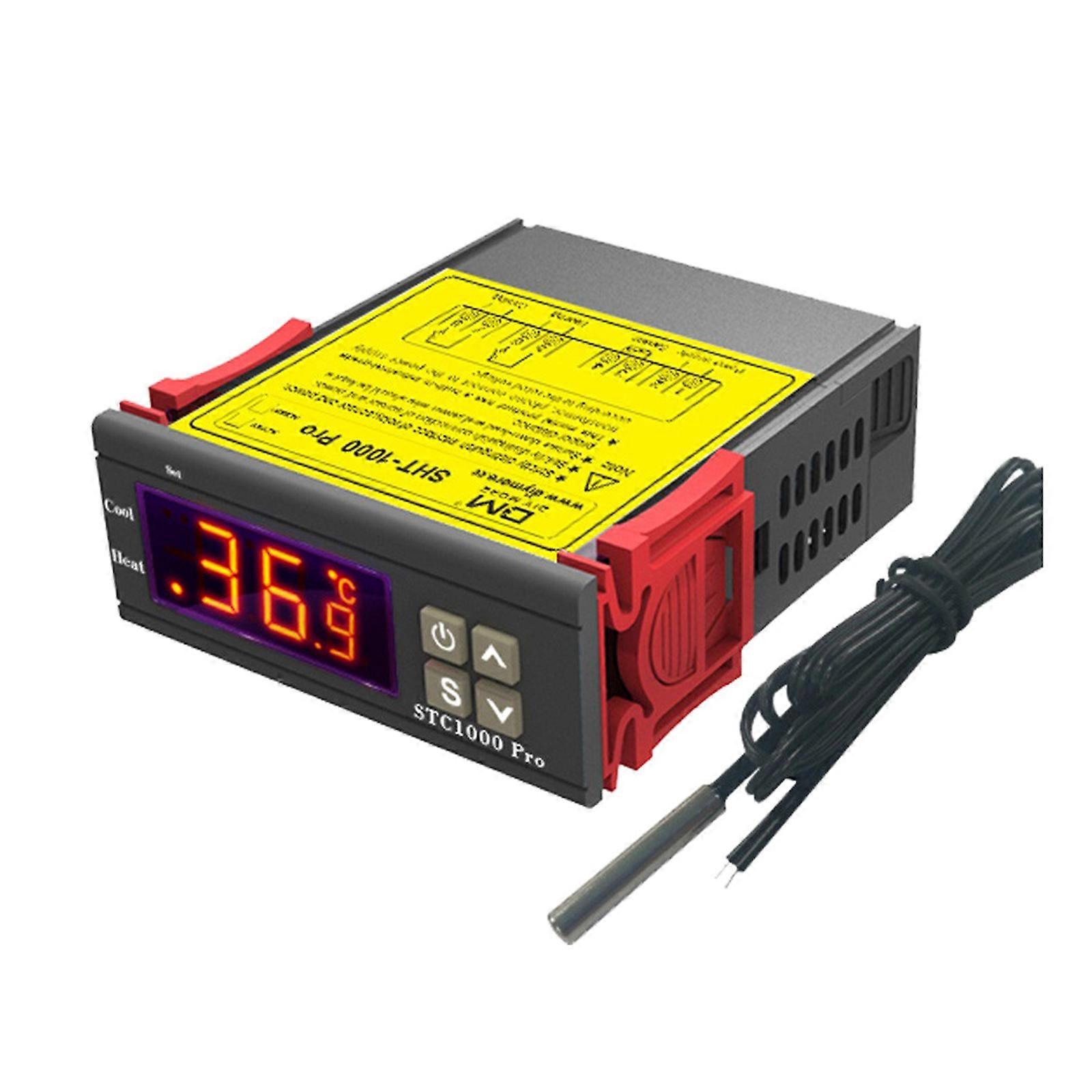 LED Digital Thermostat STC-1000 PRO Suitable for Incubator Temperature Controller Thermoregulator Relay Heating Cooling