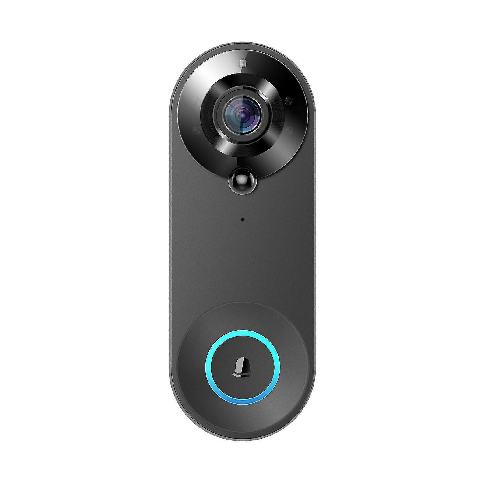 WiFi Doorbell with Chime Wireless Doorbell Camera Motion Detection High Definition Night-Vision 2-Way Talk 2.4GHz WiFi