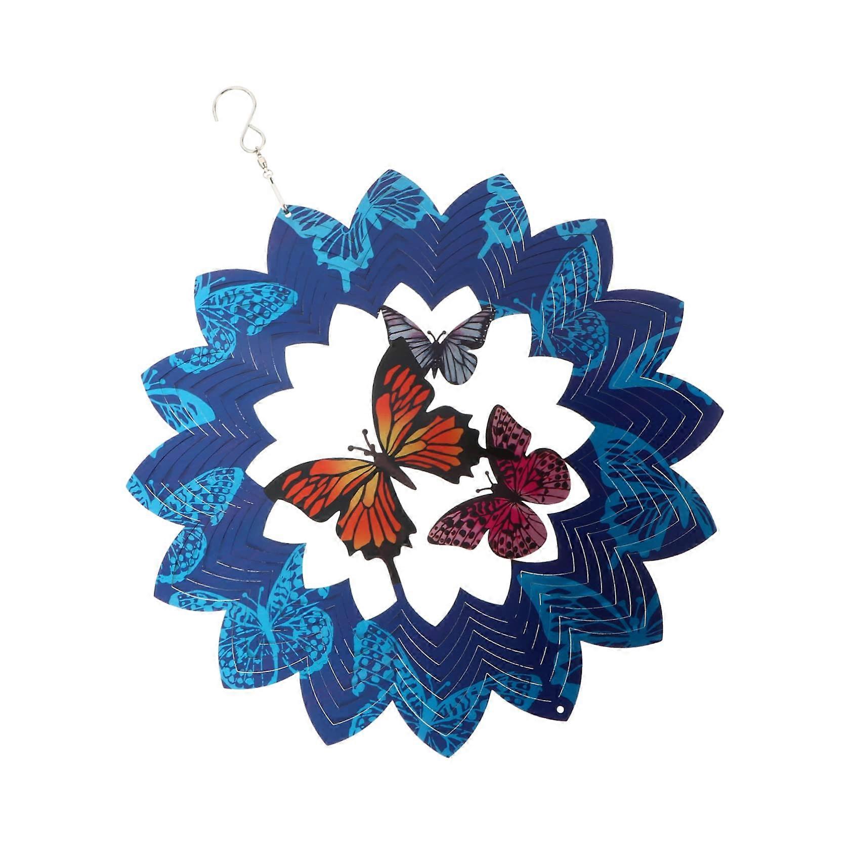 Chic wind chime made of metal Hanging butterfly bell Home decor Wind hanger