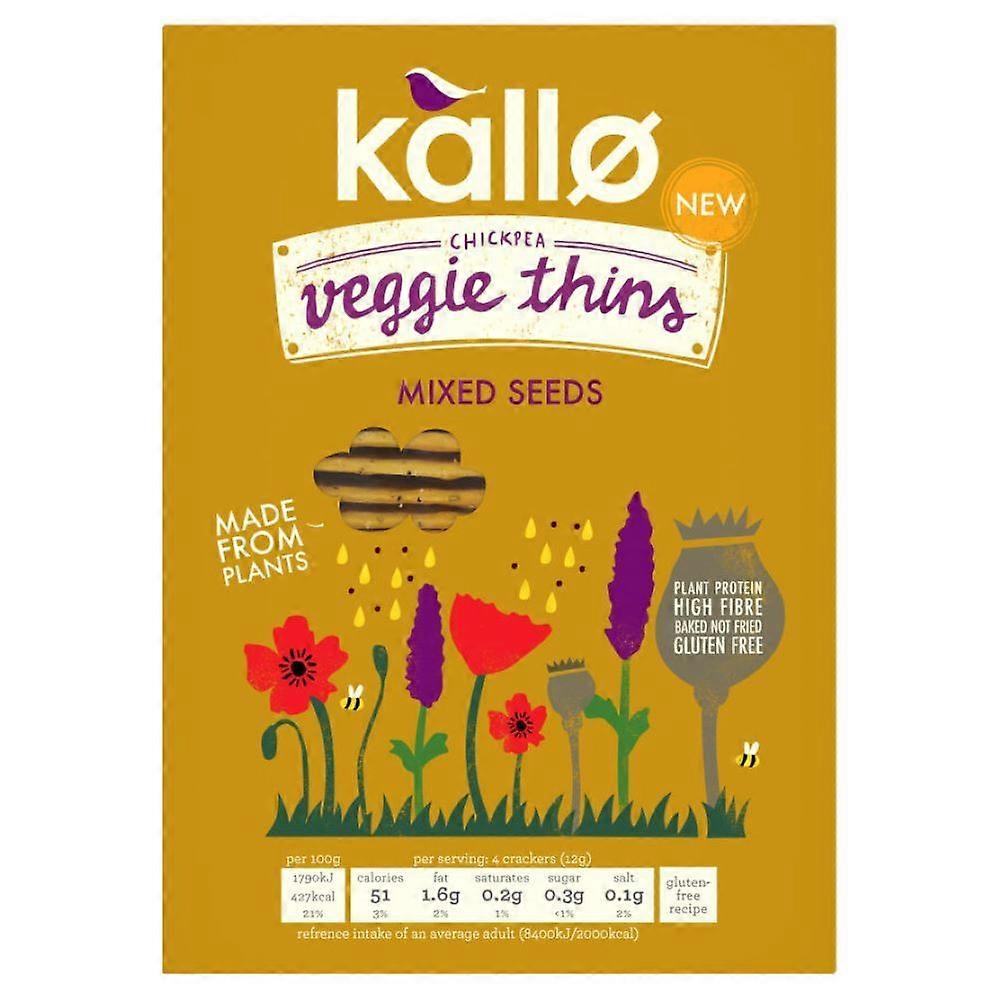 Kallo Ανάμεικτοι Σπόροι Veggie Thins 100g