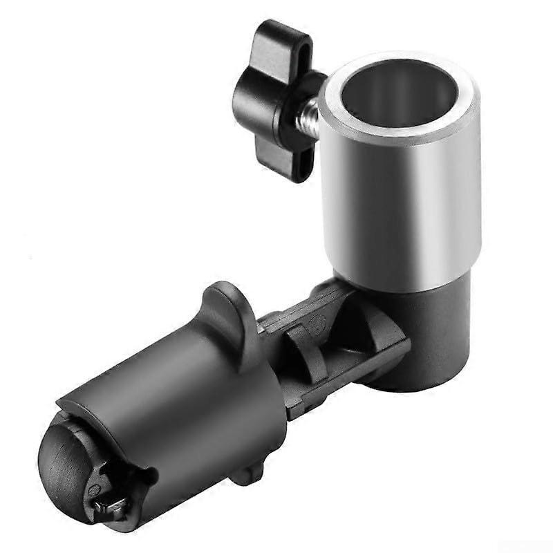 Studio reflector holder, lightweight aluminum clip for solo photographers and backgrounds