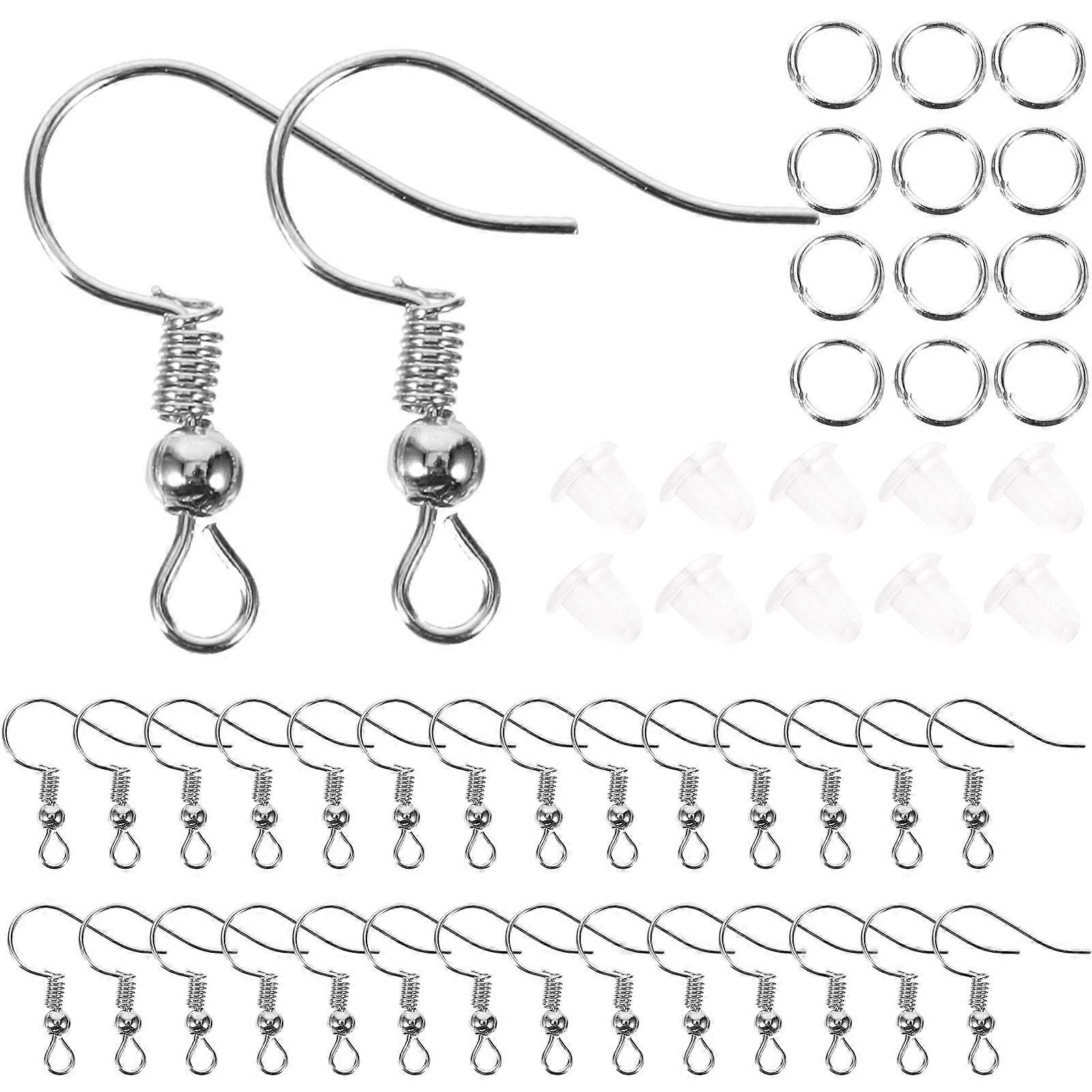 Earring Hooks and Backs for Creative Projects, Fits Most Earring Styles, Easy Assembly