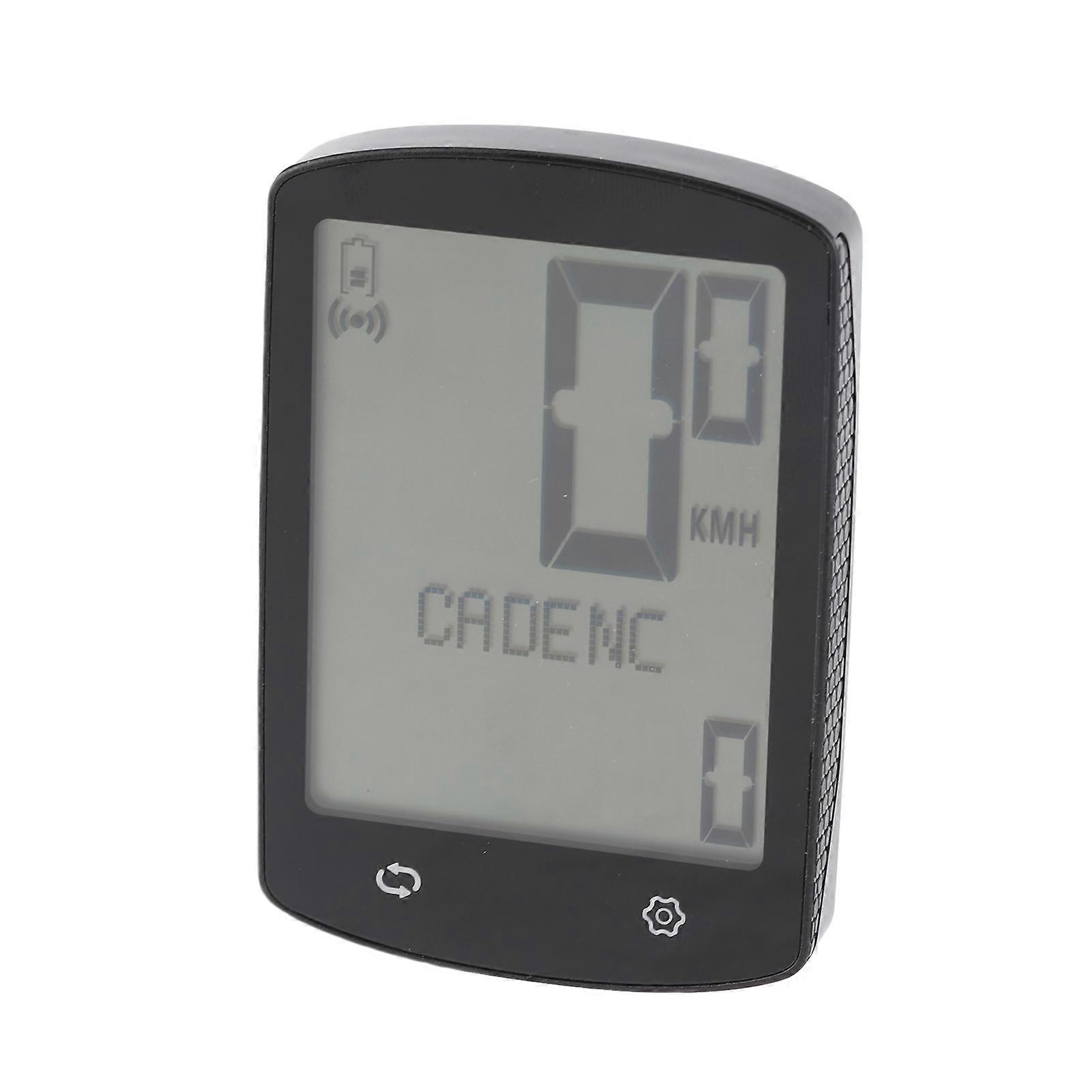 Wireless Bike Computer with Cadence USB Rechargeable Multi-Function High Clear Display IPX6 Bike Odometer and Speedometer Bicycle Computer