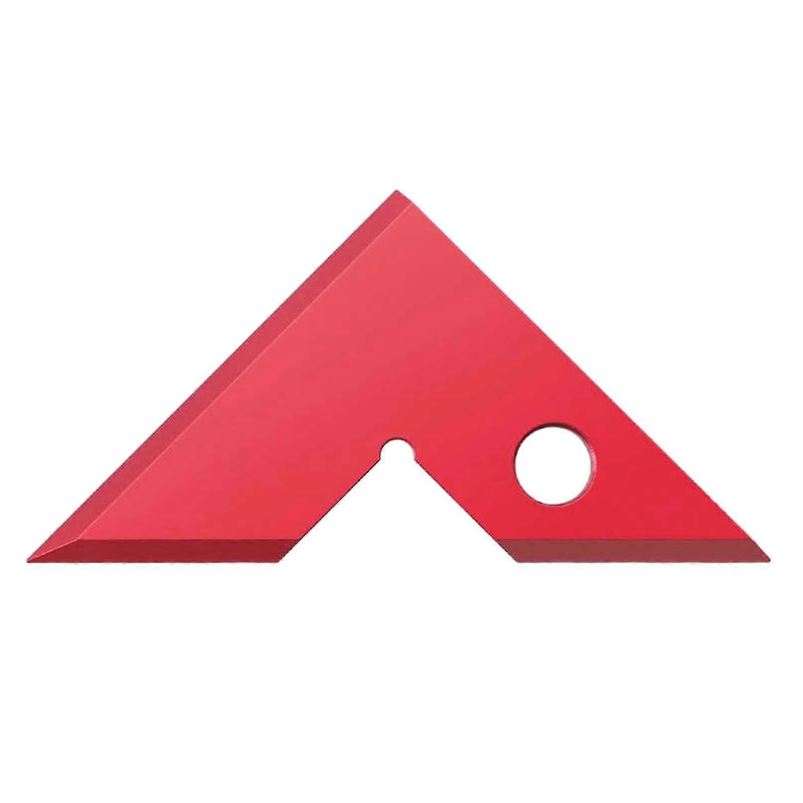 Precision Triangle Ruler for Engineers, Right Angle Measuring Tool for Woodworking, Suitable for 45 and 90 Degree Angles