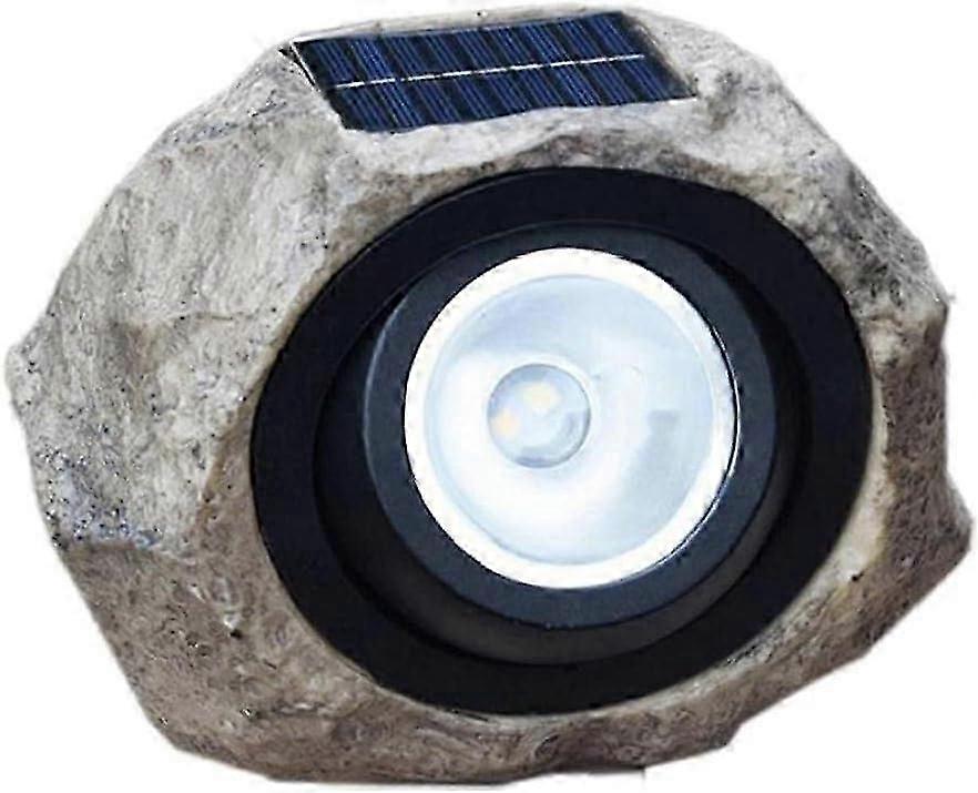 Solar LED Lawn Lantern Light - Waterproof Rock Simulation Spotlight