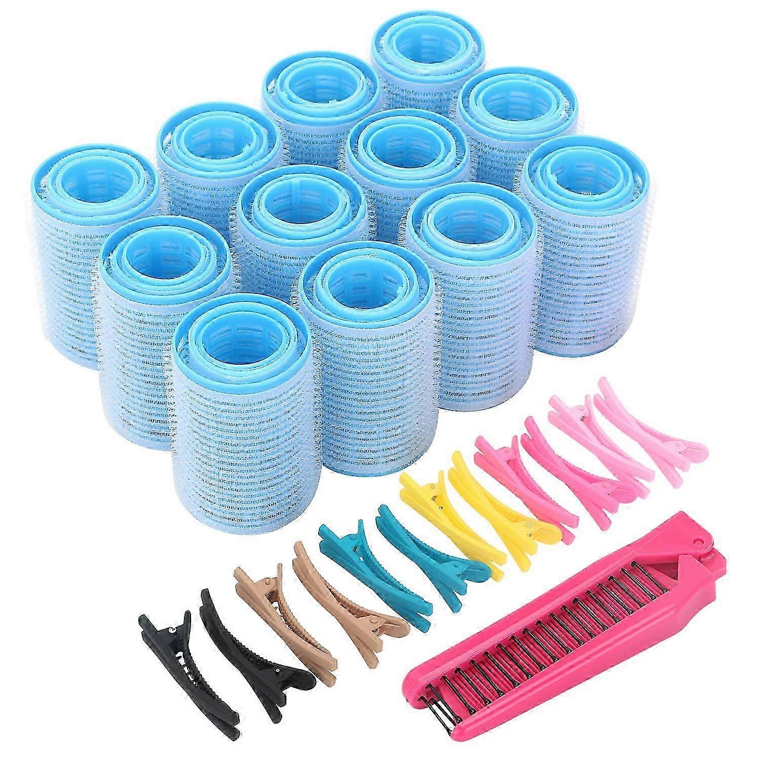 Self Grip Hair Rollers Set - Professional Styling Curlers