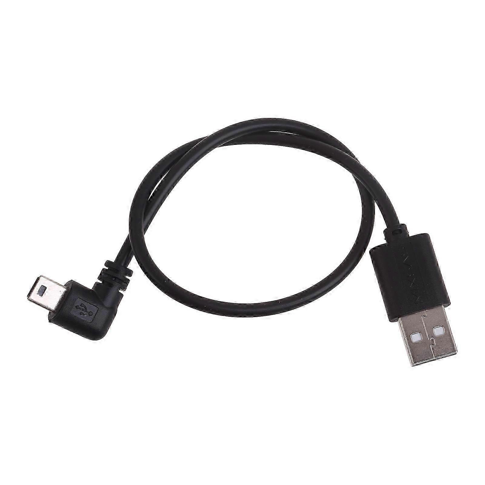 Mini USB B Type 5pin Male Left/Right Angled 90Degree to USB2.0 Charging Cord