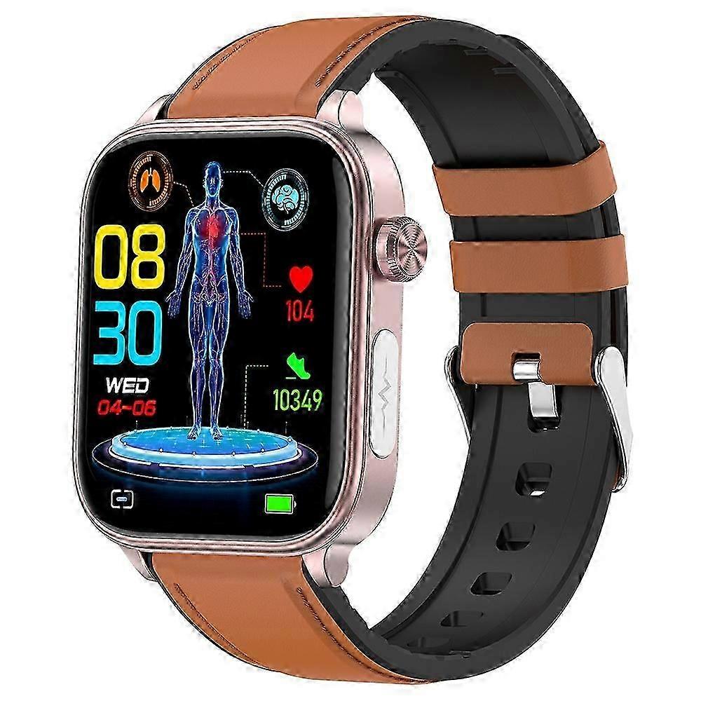 Et570 Smart Watch With Bluetooth Call,ecg,body Temperature,heart Rate,blood Pressure,multi-sport