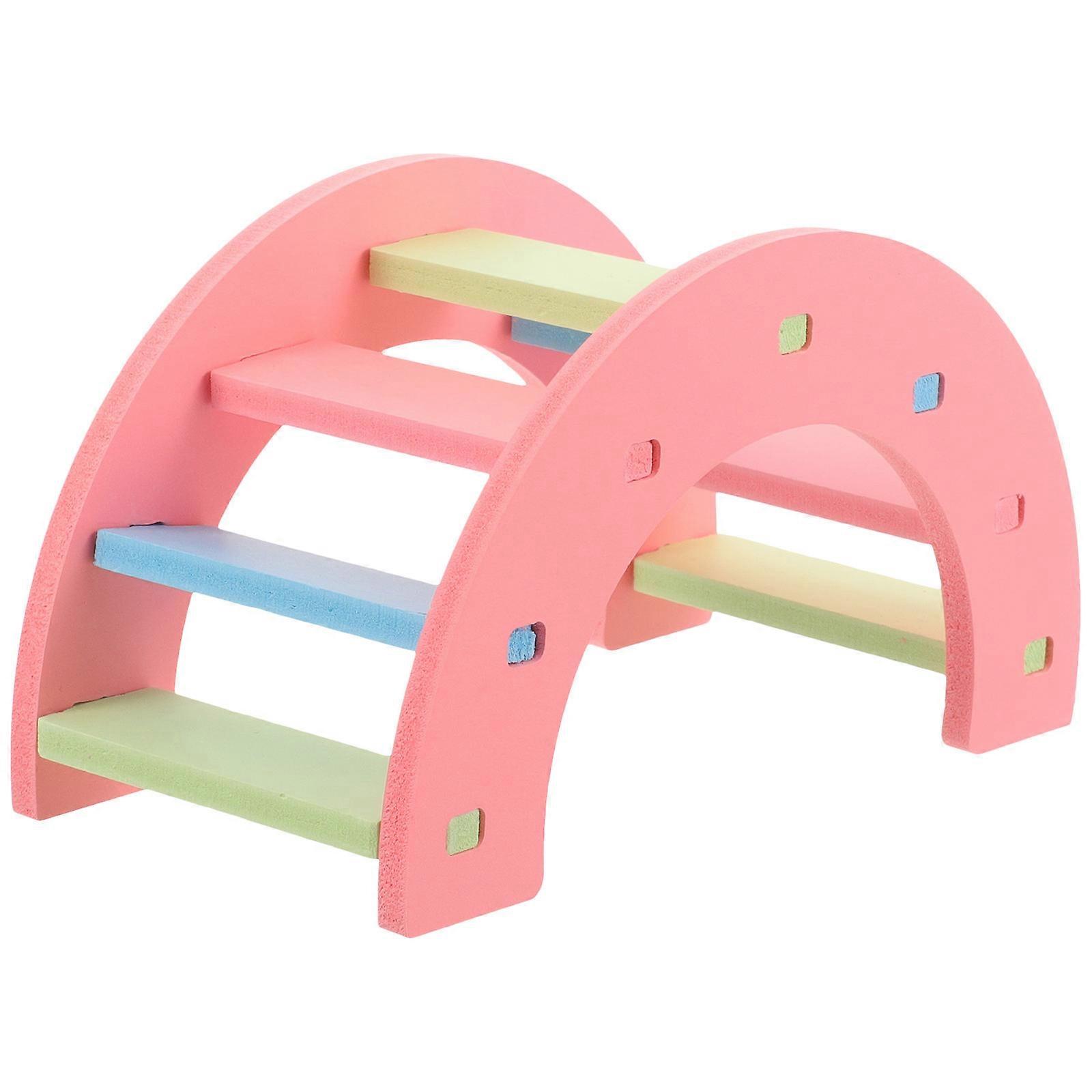 Small Pet Bridges, Polished Surface Climbing Toy for Dwarf Hamsters, Fun Design