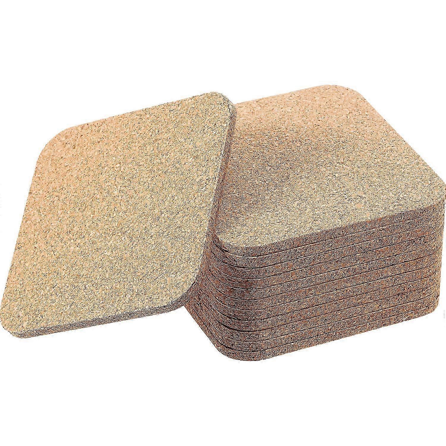 Square cork drink coasters (12 pieces) 2025