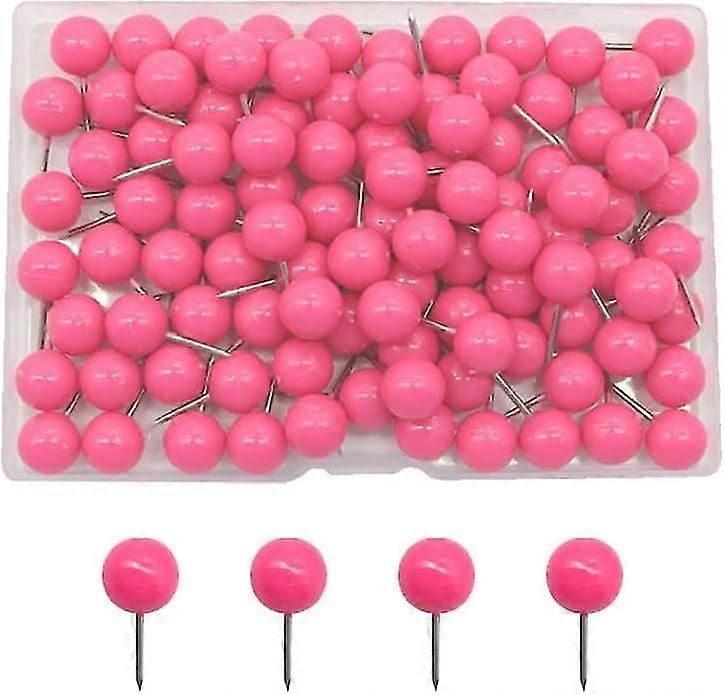 100 Pcs Round Head Push Pins Map Tacks Map Marking Pins Thumbtacks Decorative Pushpins Thumb Tacks