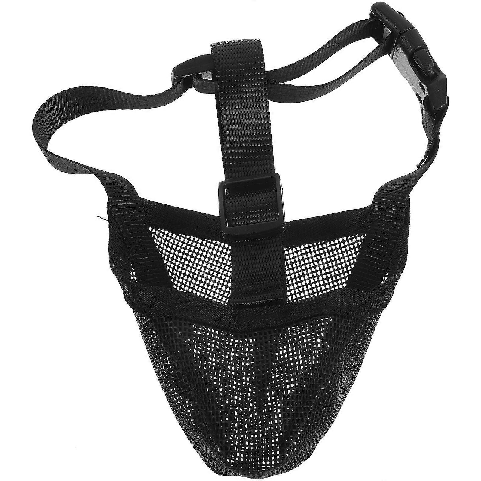 Breathable Mesh Dog Muzzle for Large Dogs – Durable & Comfortable Design to Prevent Biting and Barking During Training and Outdoor Activities