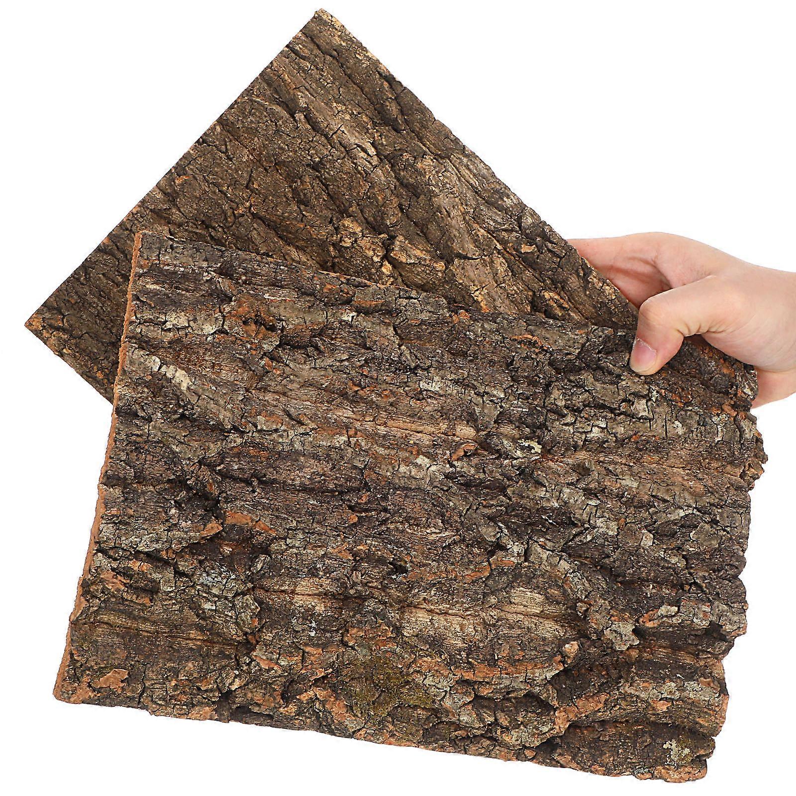 Reptile Tree Bark Climbing Platforms Natural Terrarium Decor Safe Hideouts for Lizards Geckos Tortoises Durable Easy to Use