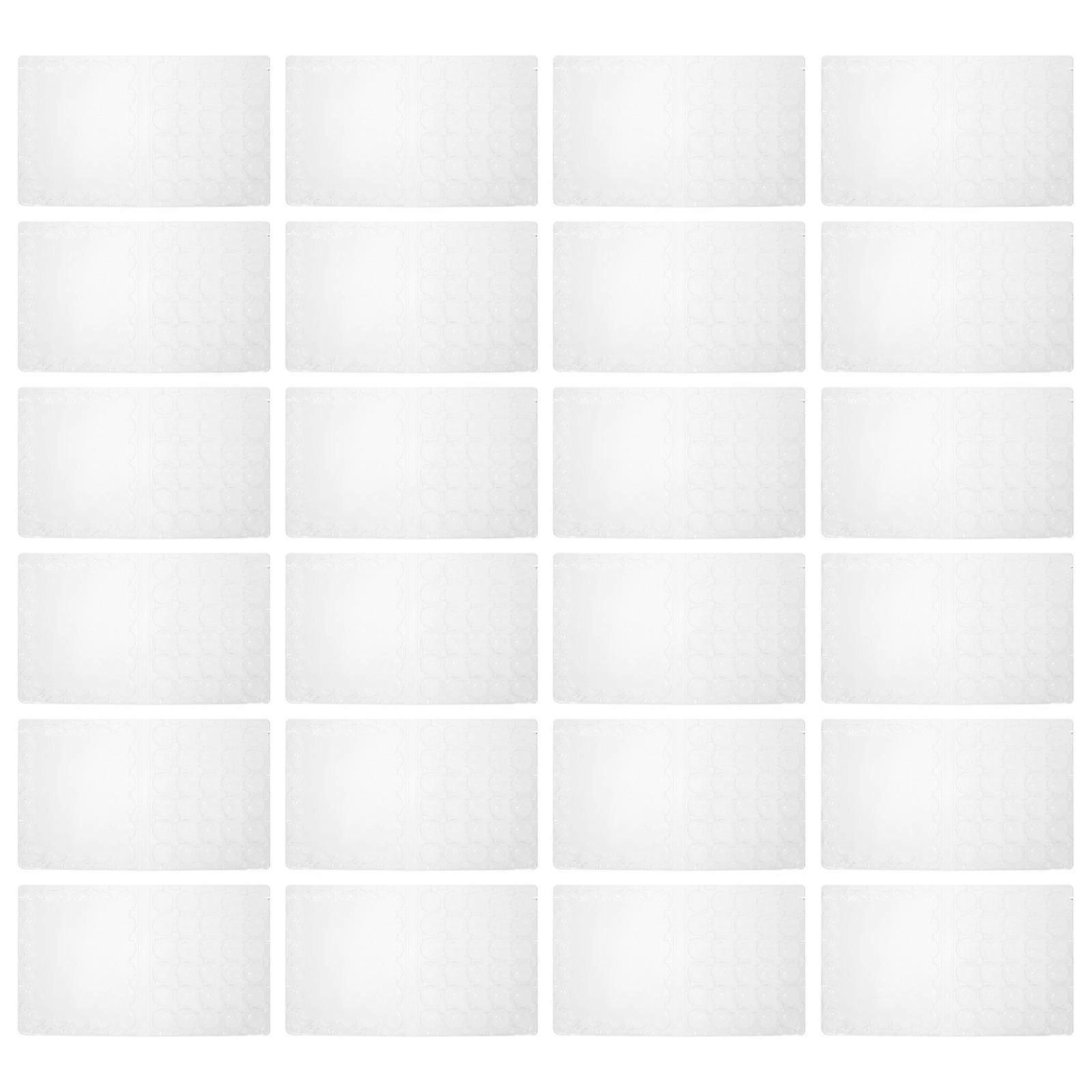 25pcs Transparent Reusable Plastic Egg Cartons for Quail Eggs – Compact & Portable Storage Solution for Home and Supermarket Use