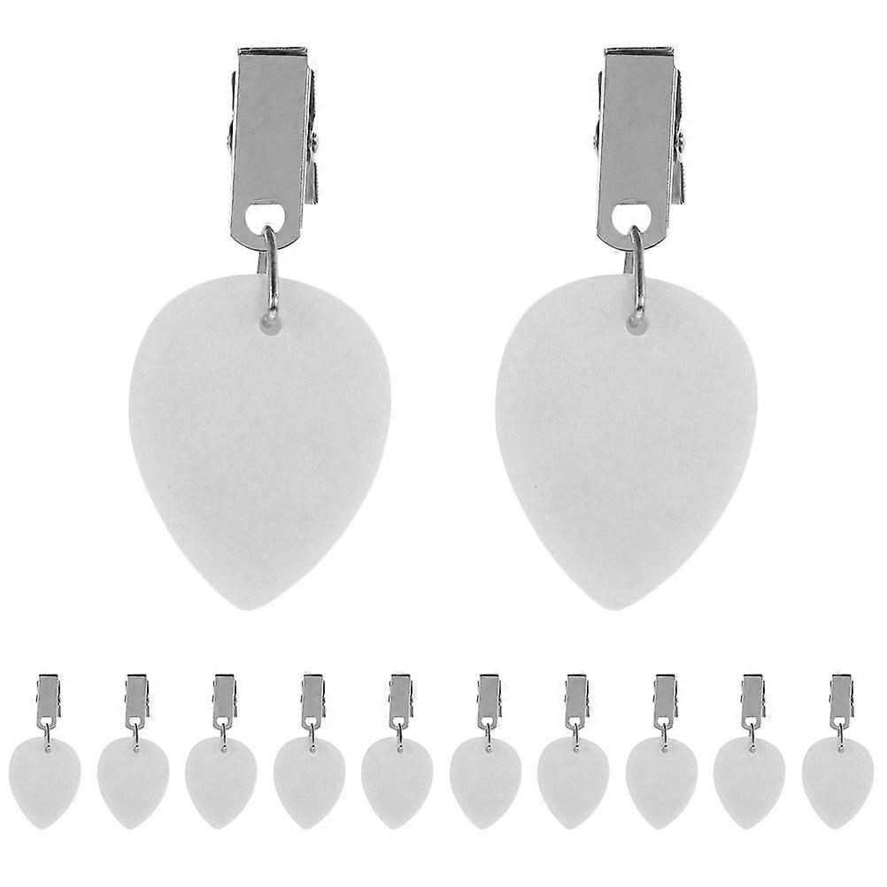 Tablecloth Pendant Stone Wind Resistance Universal Design 8.00X3.50X1.00CM 12Pcs
