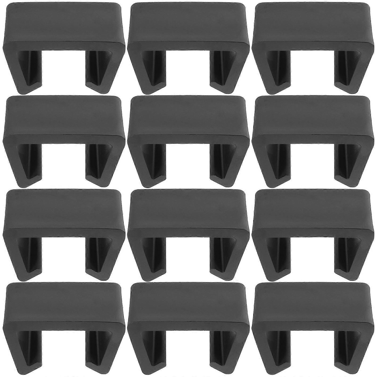Wicker Furniture Clamps Sectional Connector PP Material Rectangular Shape Home Use 12Pack