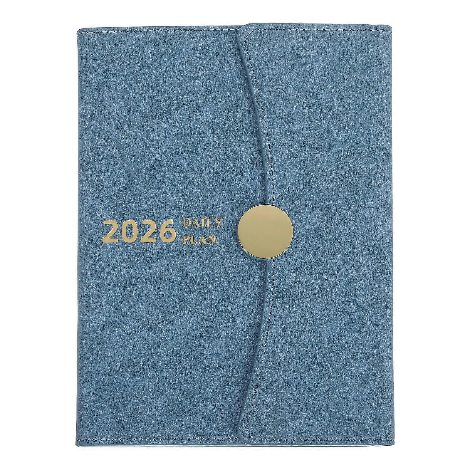 Stylish PU Notebook with Monthly Index Tabs for Work, Study, and Creative Journaling – Compact Yearly Organizer for Efficient Scheduling
