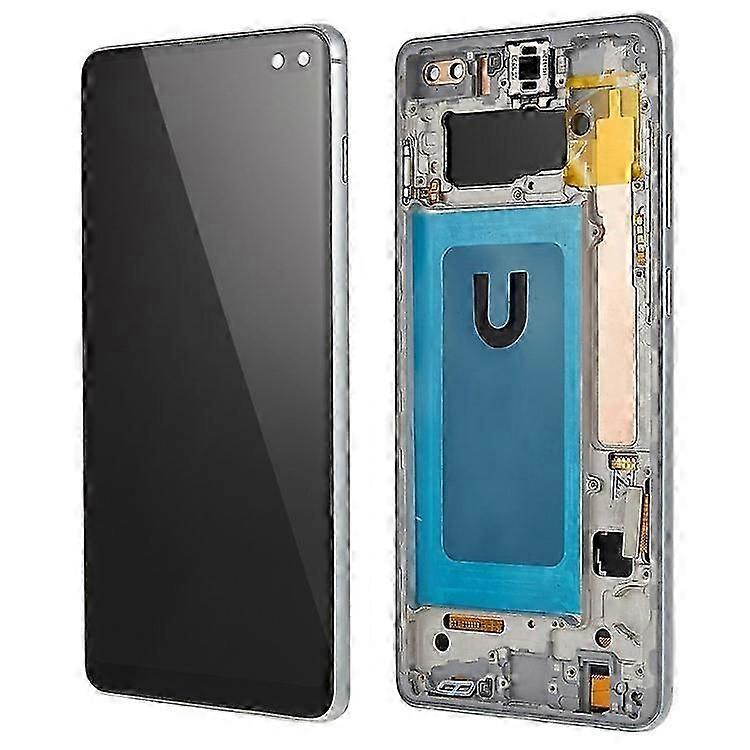 Compatible For Samsung Galaxy S10 Plus G975 LCD Screen and Digitizer Assembly + Frame Replacement Part (TFT Technology) (Grade C
