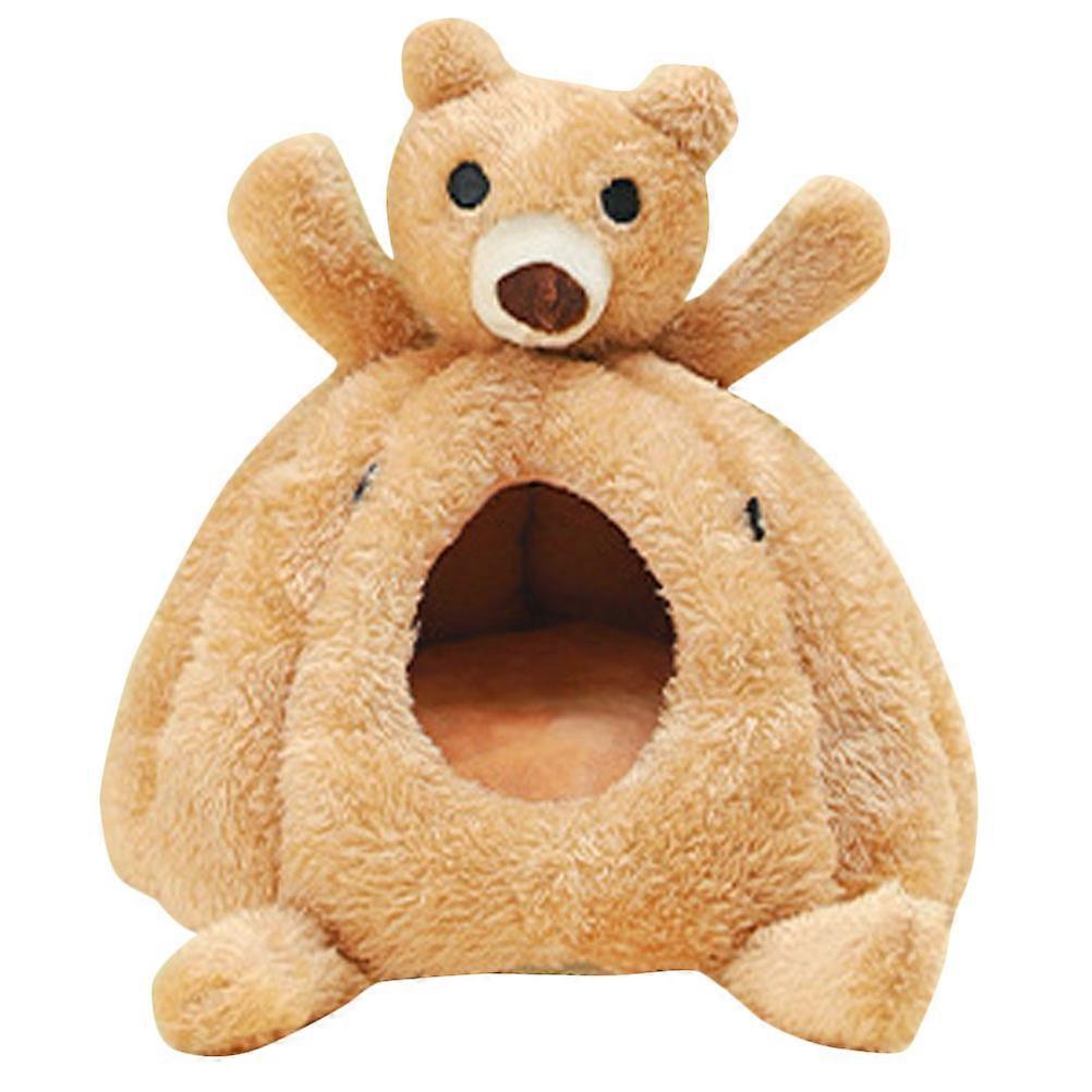 Cozy Comfortable Hamster Cotton Nest Small Pet Bedding Warm Hideout House for Hamsters Chinchillas and Small Animals Breathable Scratch Resistant