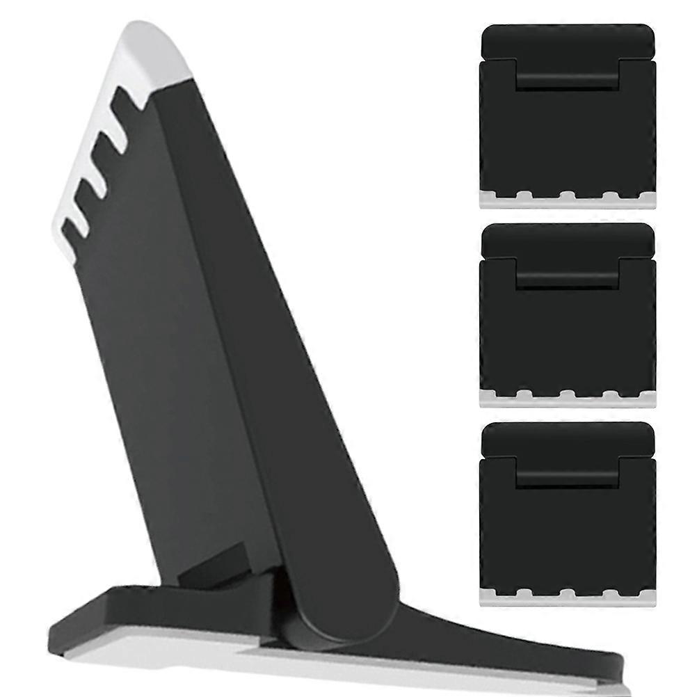 Laptop Raiser Stand Foldable Ergonomic Support Black 5.05X4.8CM Cooling