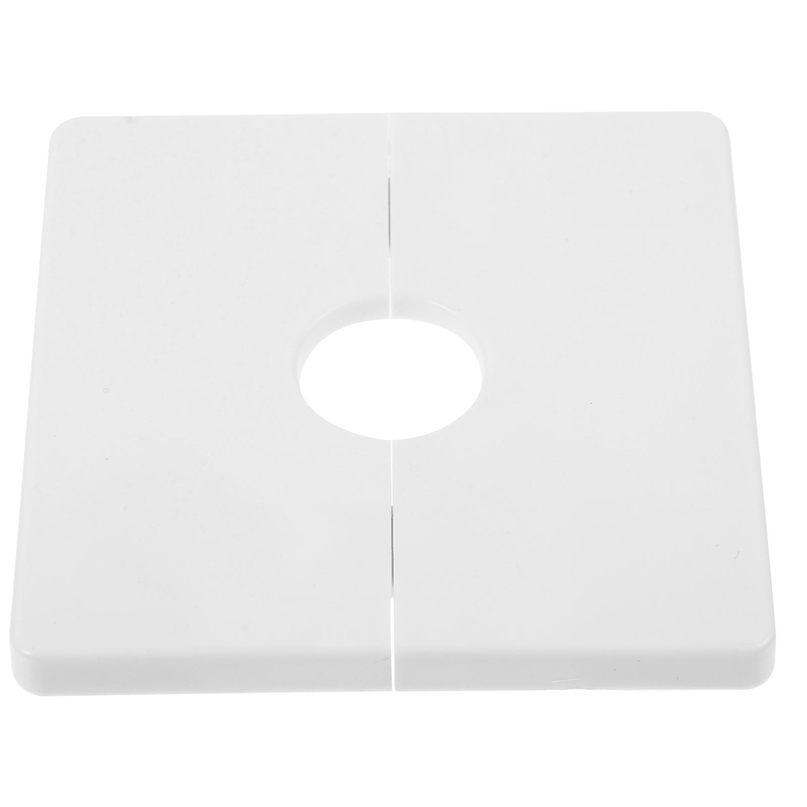 Pipeline Decorative Cover Escutcheon Plate White 22mm Decorative Enhancement 1Pcs