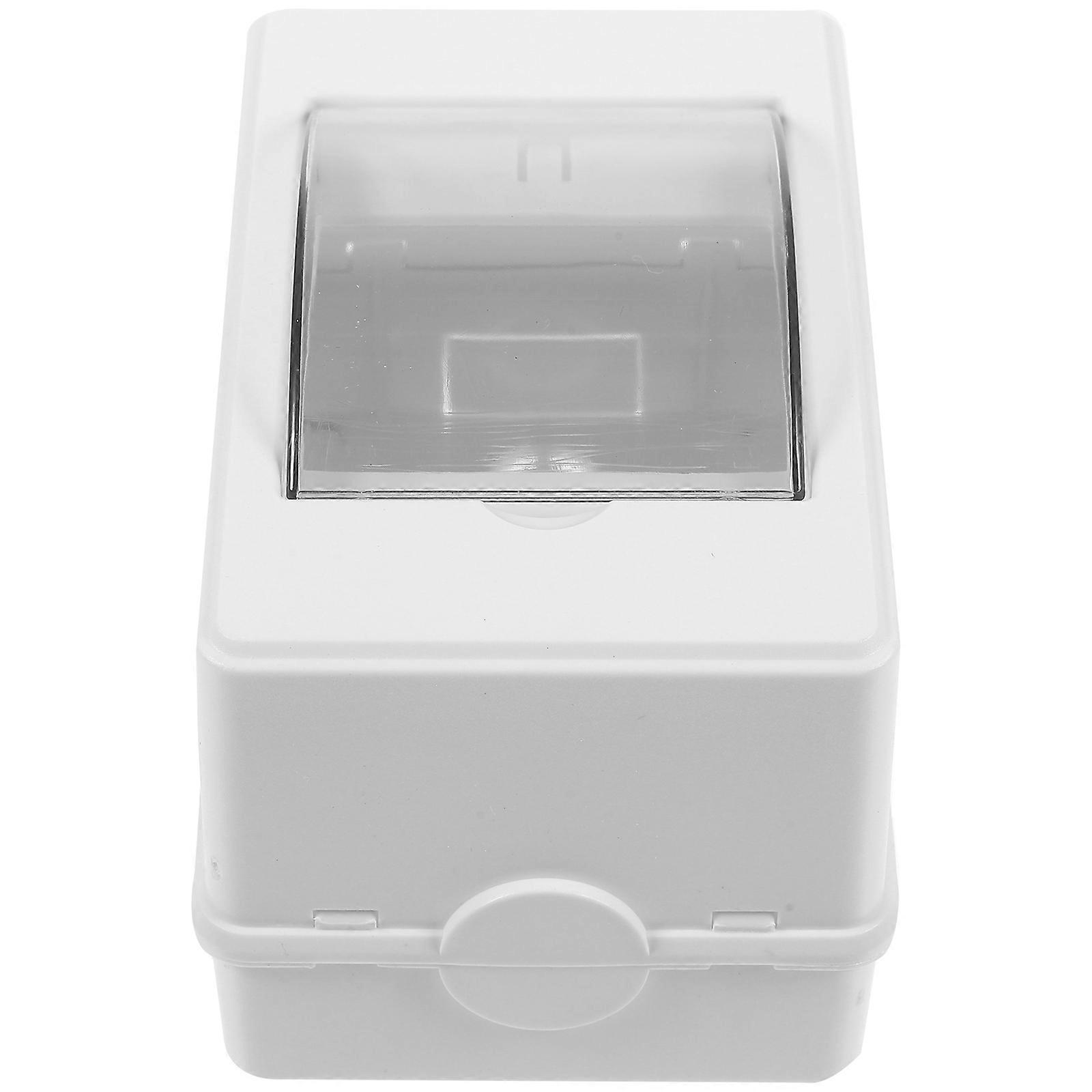 Weatherproof Outdoor Distribution Box with Transparent Window for Circuit Breakers – Electrical Enclosure for Indoor and Outdoor Use in Homes and