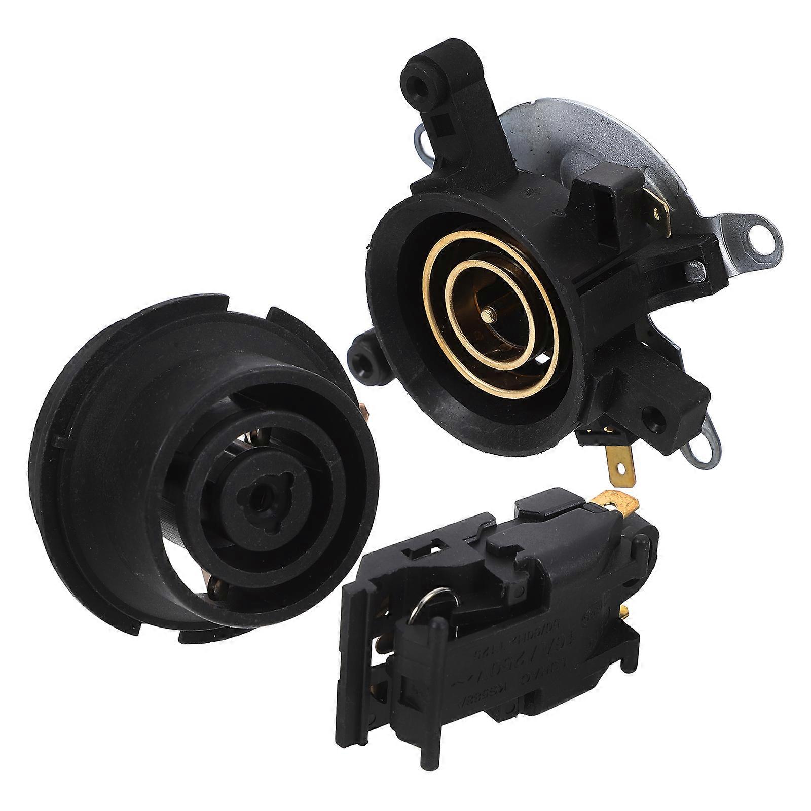 Kettle Base Replacement Electric Kettle Switch Home Use Black 7.00X7.00X2.50CM Temperature Control 1 Set