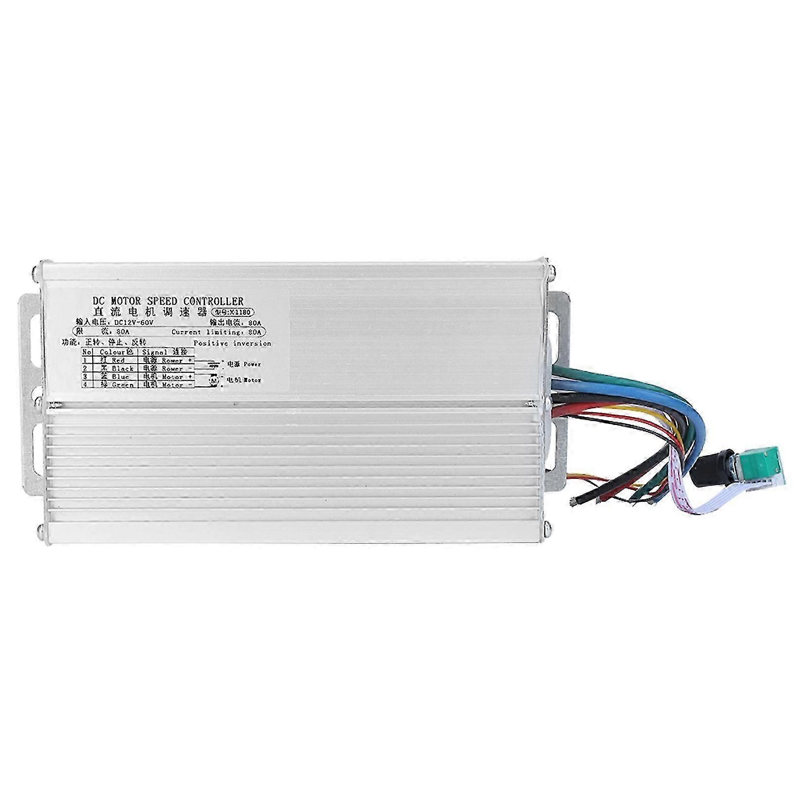 DC Brush CCW CW Motor Speed Controller 12~60V Motor Speed Governor Regulator 80A