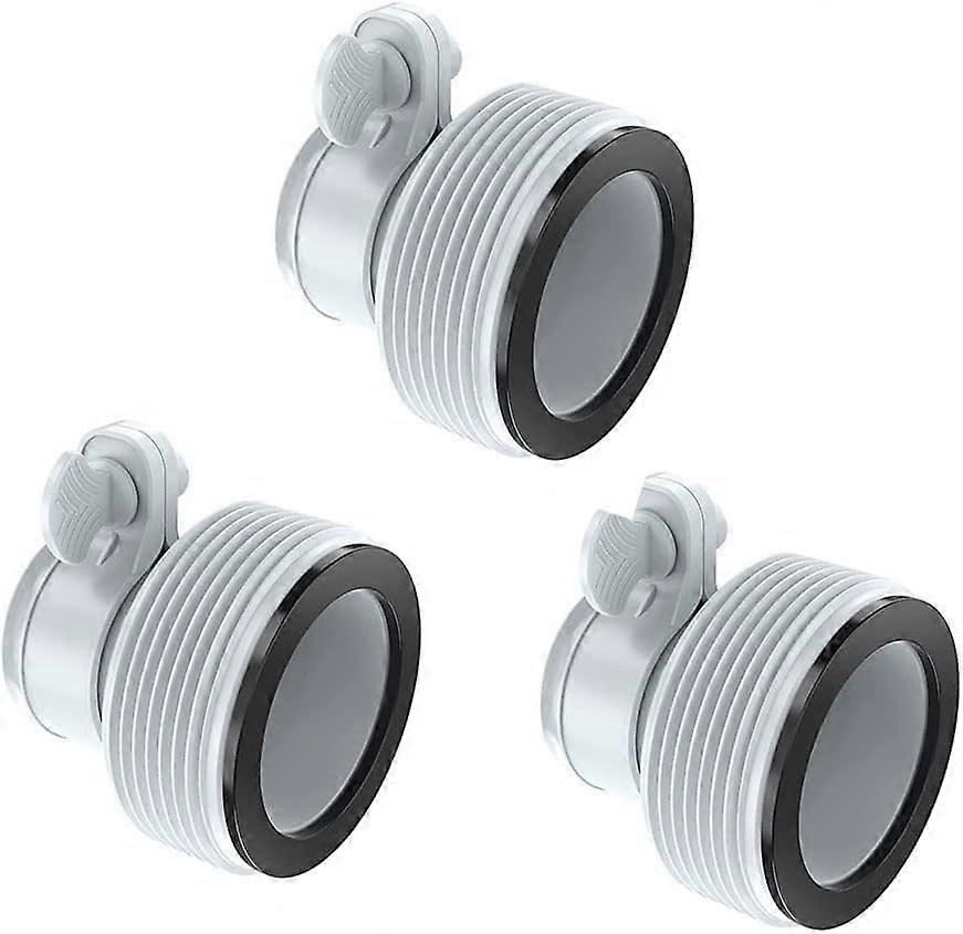 3-piece pool adapter type B, pump replacement hose adapter