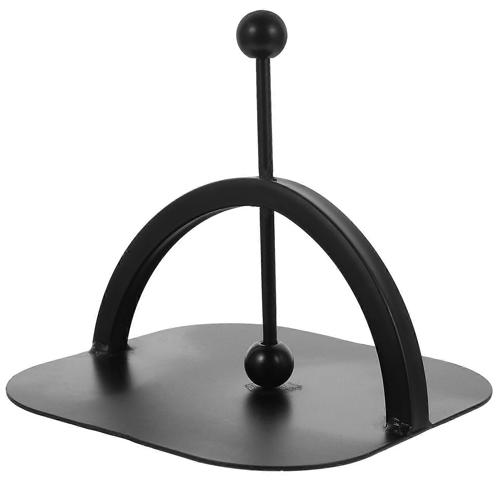 Farmhouse Paper Towel Holder Iron Craft Serviette Holder Dining Table Black 19x19x17cm Space-saving 1Pcs