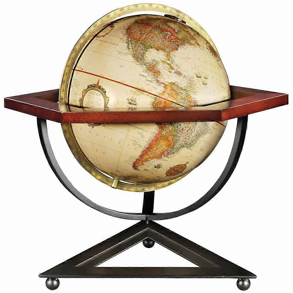 Replogle Hexagon Desktop Globe, Antique 12"