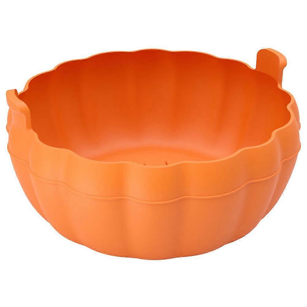 Airfryer Liner Air Fryer Baking Pot For Home Cooks Orange 20X20X8CM Non-stick 1 Piece