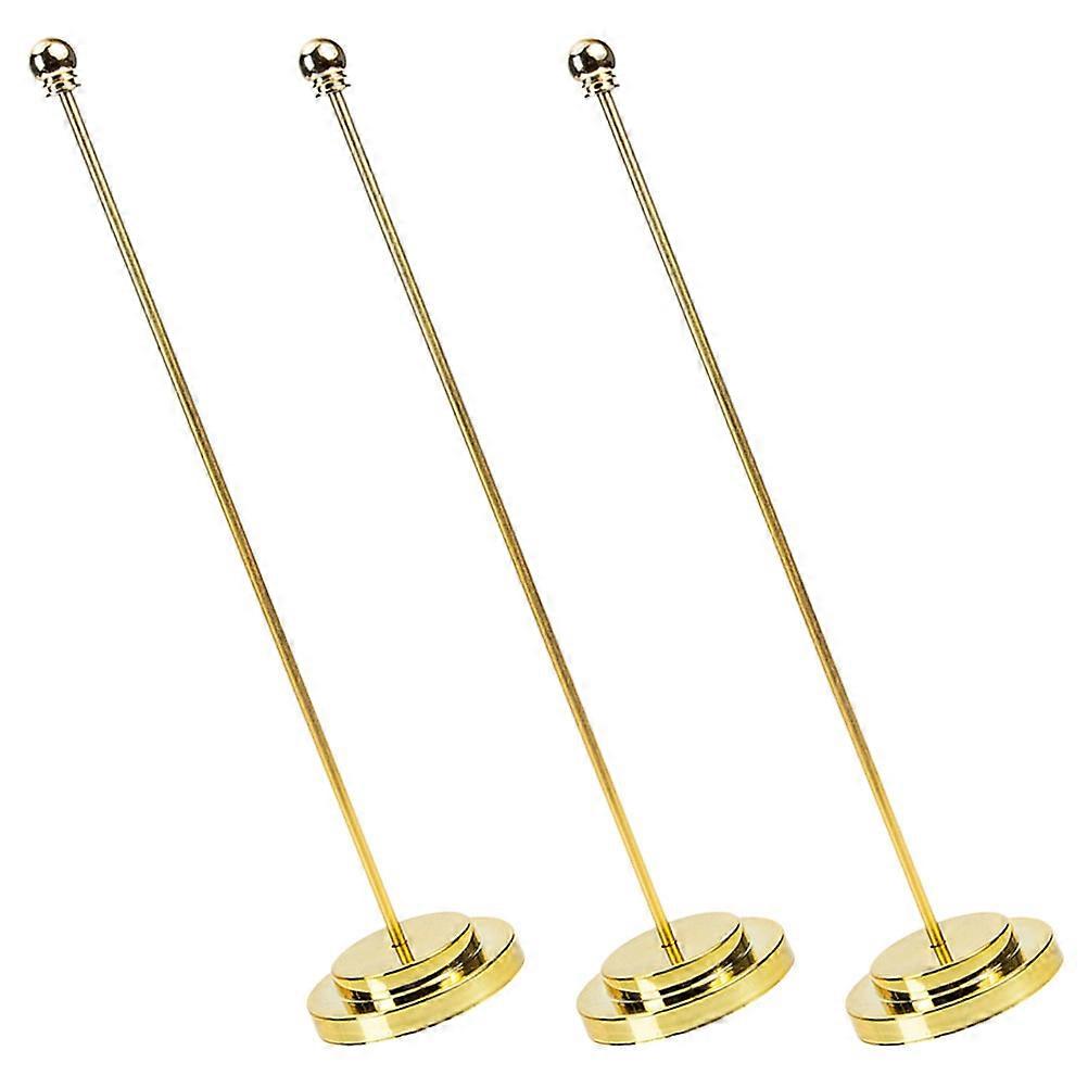 Here's a refined and professional product description based on the title you provided:

 

**3pcs Decorative Flagpole Holder – Wear Resistant Iron