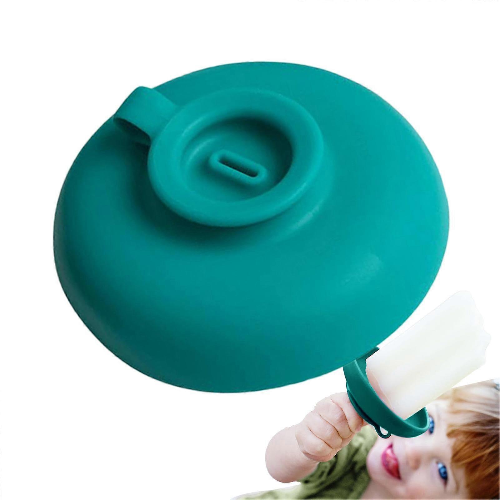 Drip-free Ice Lolly Holder - BPA-Free Silicone Ice Lolly Mold For Kids, Boys And Girls, Reusable, Washable, Blue