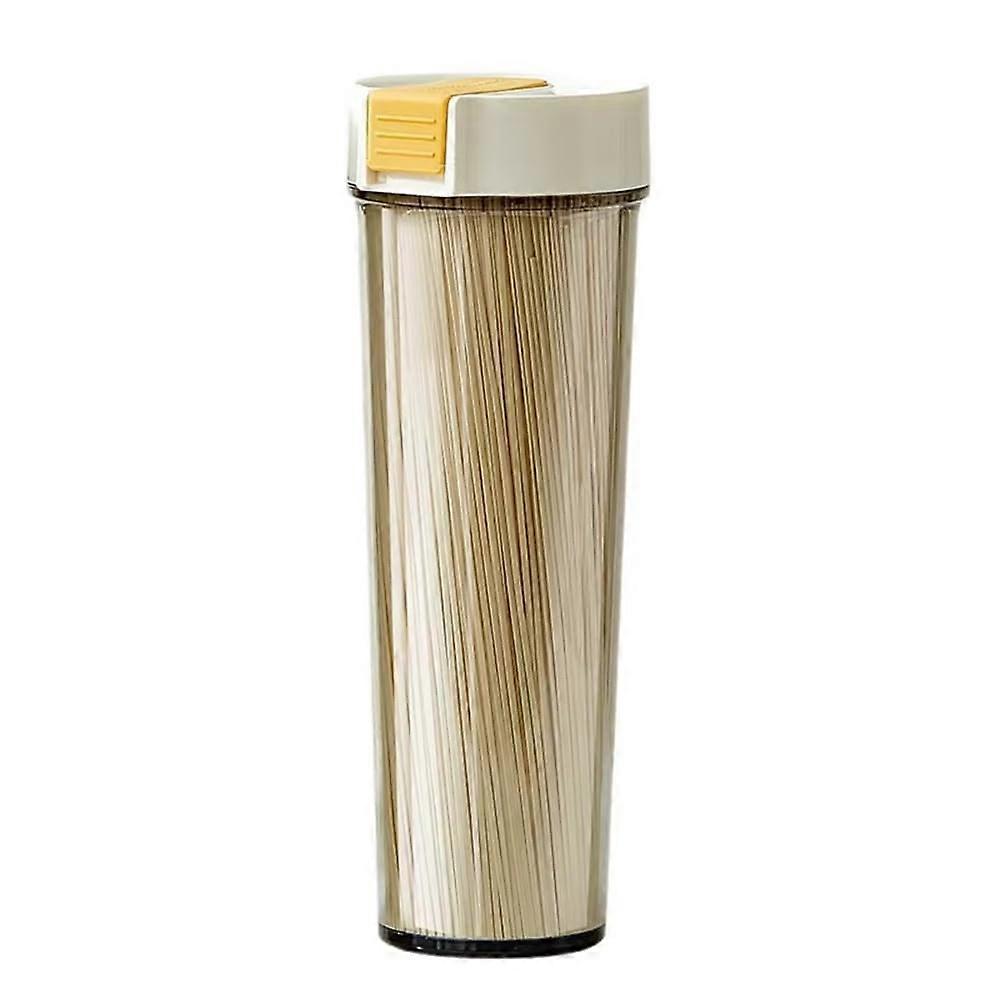 Spaghetti Storage Container - Airtight Pasta Box with Silicone Lid, Food-Grade ABS, Refrigerator Organizer, 1.5L Capacity