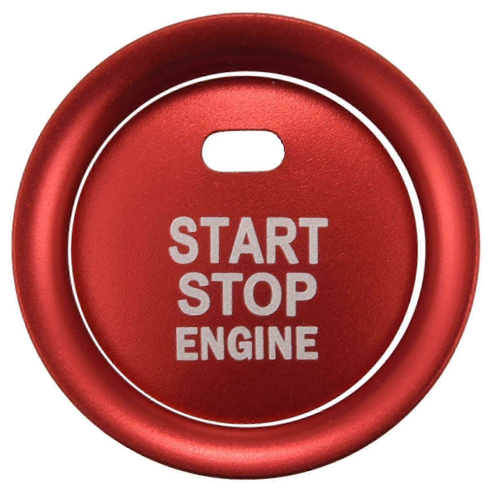 Promotion Day 2pc Set Keyless Engine Push Start Button & Surrounding Decoration