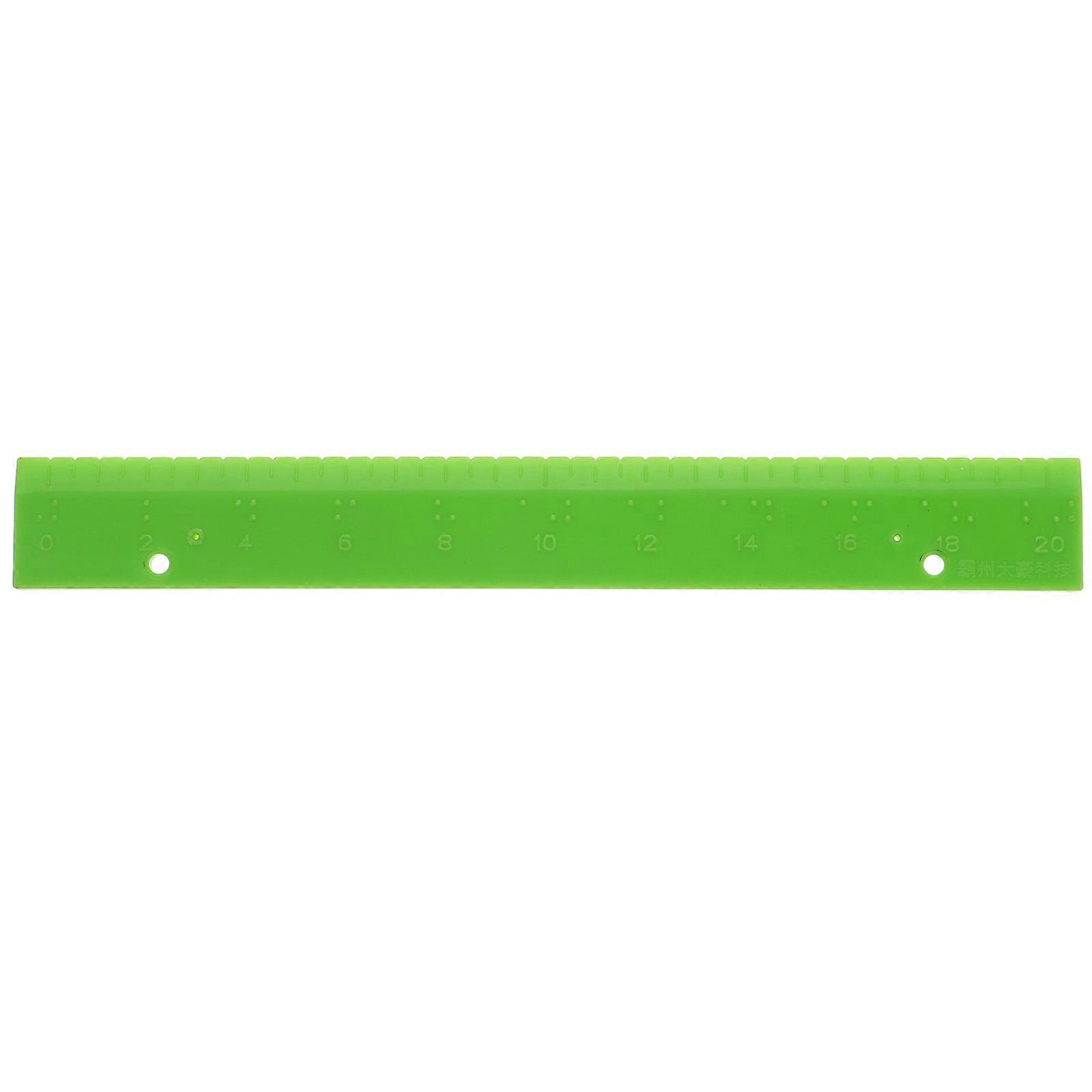 Here's a well structured product description for a **Braille Measuring Ruler** tailored for visually impaired users:
### **Braille Measuring