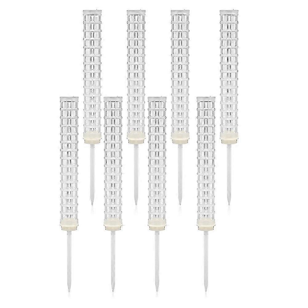 8 Pieces Stackable Coir Moss Poles for Plant Support Suitable for Monstera