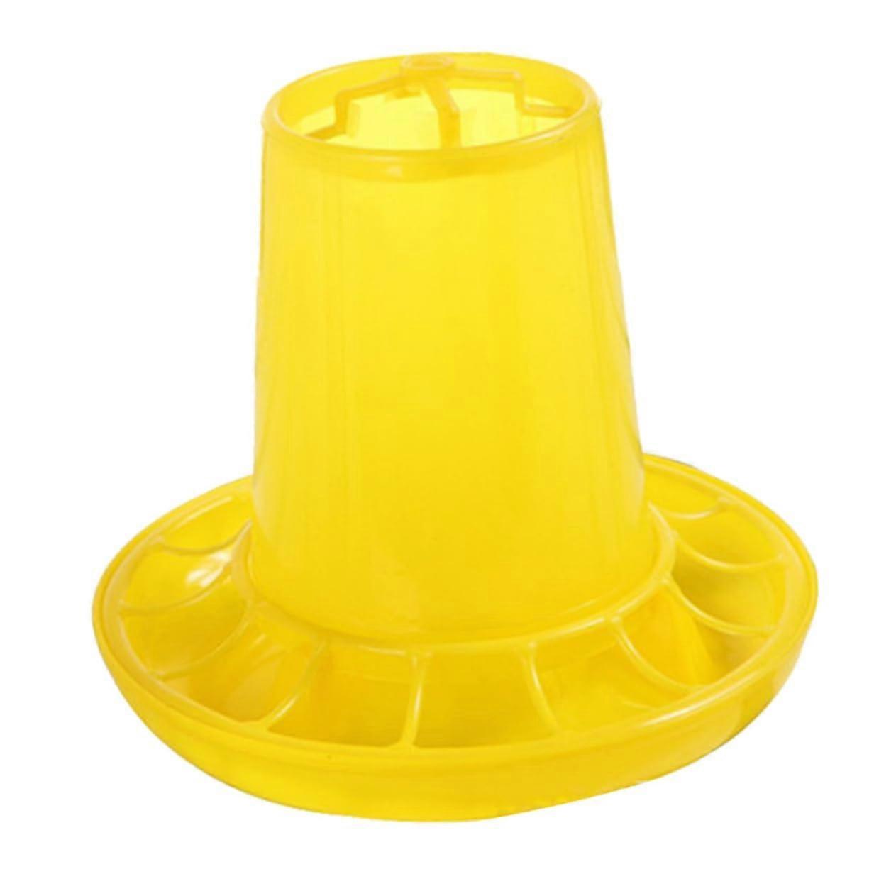 Chicken Feed Dispenser Automatic Plastic for Easy Cleaning Compatible with Hens and Chicks Durable Poultry Feeder