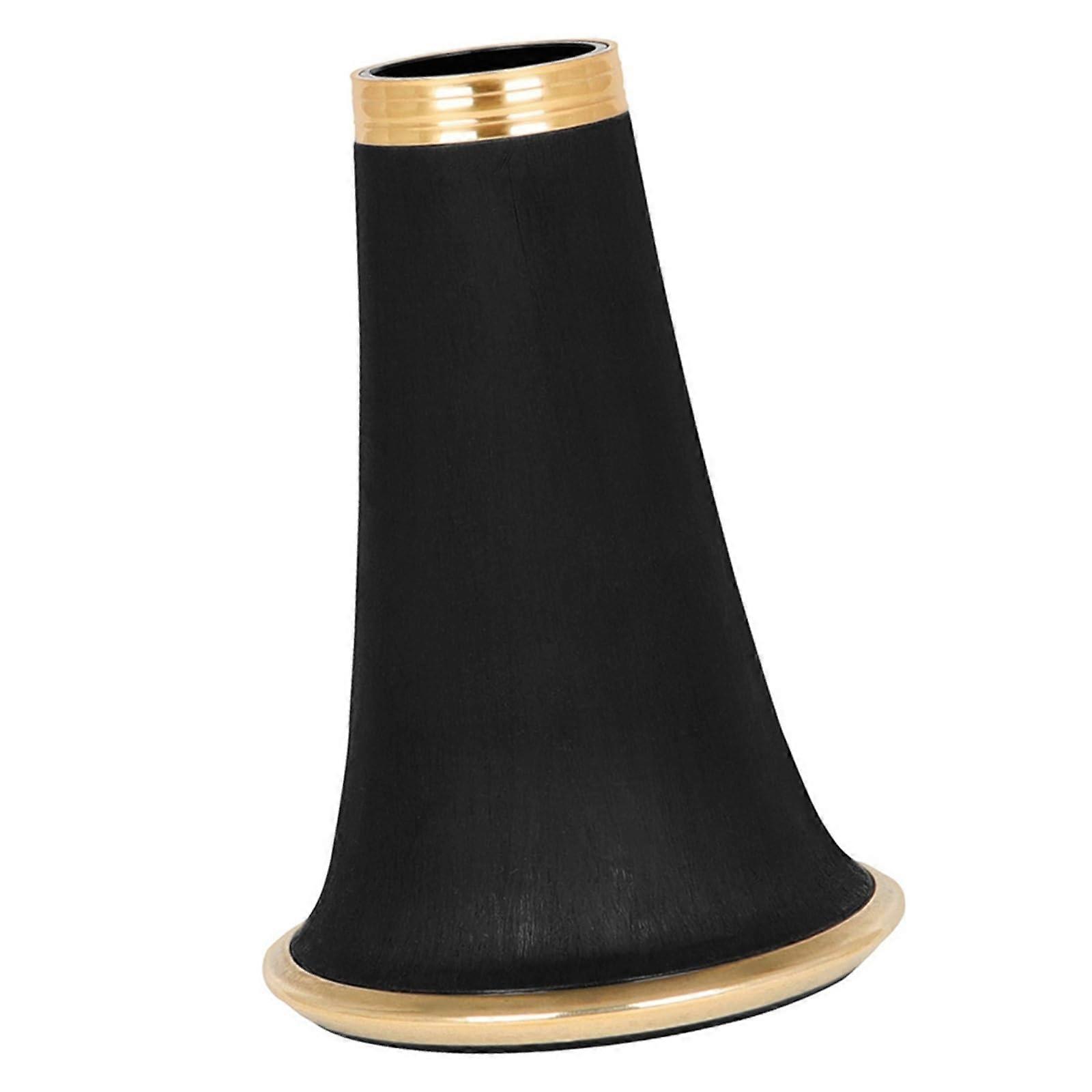 Bflat clarinet funnel mouthpiece made of Bakelite with gold rim, clarinet mouthpiece, clarinet speaker, impact and breakresistant accessory.